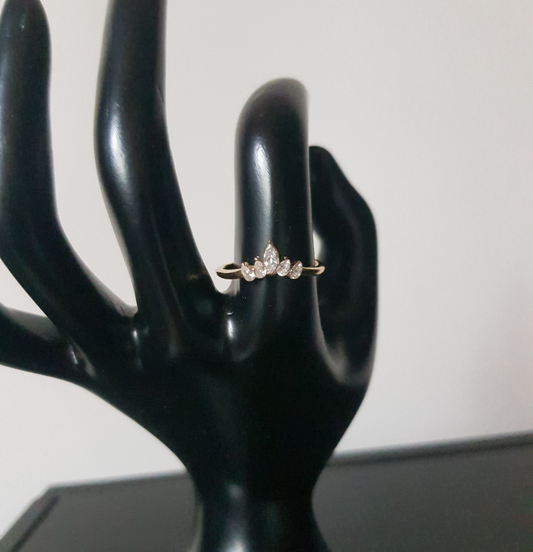 Bague REINA – Acier inoxydable